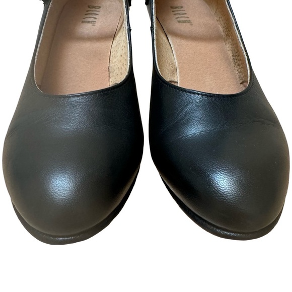 BLOCH Cabaret Character Shoes Black 2.5” Heel Leather Stage Theater Size 9.5 - Picture 14 of 16